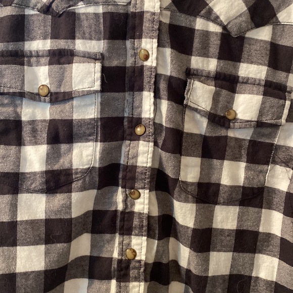 Jachs Girlfriend button down flannel size small - Picture 2 of 6